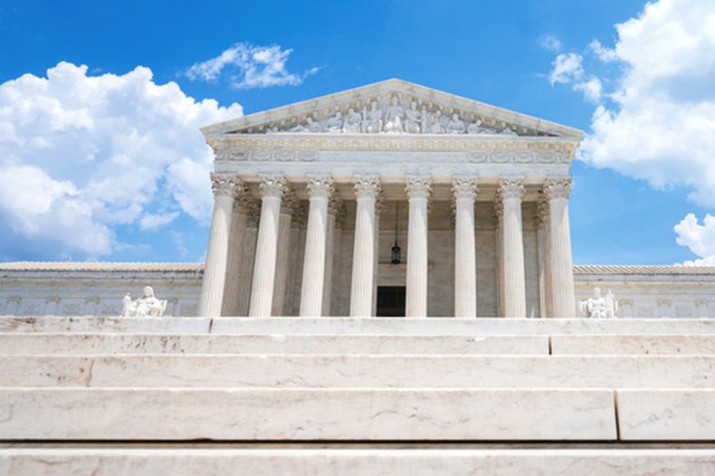 La sede de la Corte Suprema de Estados Unidos en Washington, el 11 de junio del 2026. (AP foto/Mariam Zuhaib)