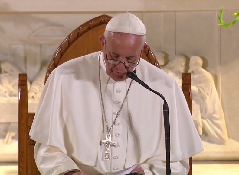 papa en iglesia san patricio DC