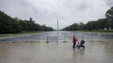 El estanque reflectante en Washington, el 21 de septiembre del 2026. (AP foto/Rod Lamkey, Jr.)
