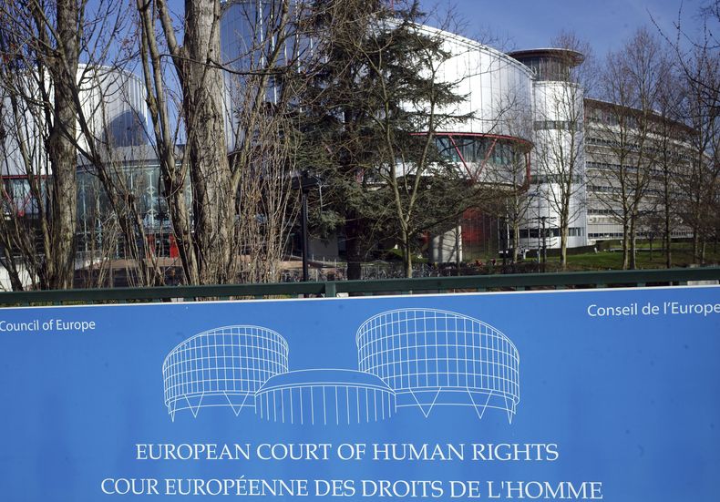 Vista exterior de la Corte Europea de Derechos Humanos, en Estrasburgo, Francia, el 22 de marzo de 2011. (AP Foto/Christian Lutz, Archivo)
