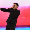 El rapero puertorriqueño Álvaro Díaz se presenta durante el festival de música Coca-Cola Flow Fest en la Ciudad de México, el domingo 23 de noviembre de 2025. (Foto AP/Claudia Rosel)