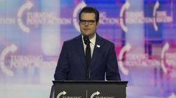 El excongresista republicano por Florida, Matt Gaetz, en un evento en Phoenix, el 22 de diciembre del 2024. (AP Foto/Rick Scuteri)