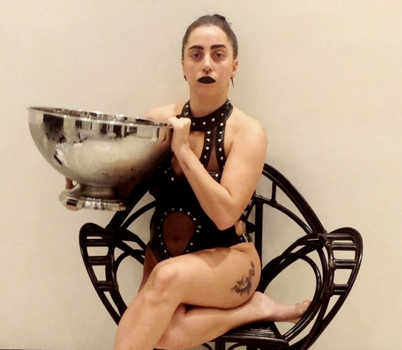 Con mucho estilo y si pronunciar una sola palabra, Lady Gaga tomó el 'Ice Bucket Challenge', pese a estar inmersa en su gira mundial 'Artpop'.