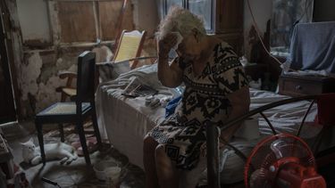 Margarita Salazar, 82, wipes the sweat off with a tissue inside her home amid high heat in Veracruz, Mexico, on June 16, 2024. Human-caused climate change intensified and made far more likely this months killer heat with triple digit temperatures, a new flash study found Thursday, June 20. (AP Photo/Felix Marquez)