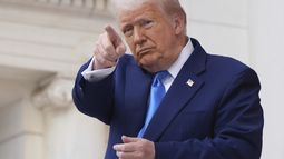 El presidente estadounidense Donald Trump durante un evento en Arlington, Virginia, el lunes 26 de mayo de 2025. (AP Foto/Jacquelyn Martin)