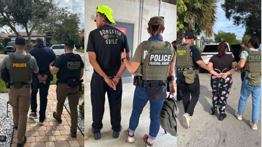 ice comienza redadas en el sur de florida y traslada a detenidos al centro de miramar