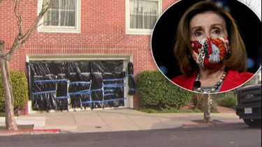 vandalizan la casa de nancy pelosi en san francisco con grafitis y una cabeza de cerdo