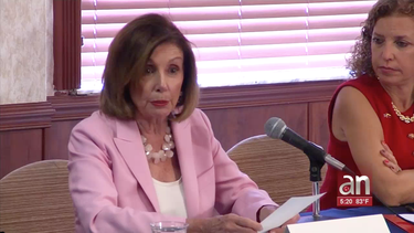 pelosi compartio con representantes del exilio venezolano en el sur de la florida