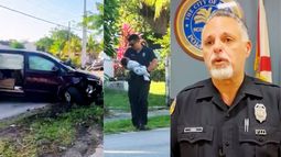 miami: adolescentes afroamericanos escapan tras impactar carro de una madre y su bebe recien nacido