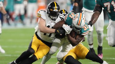 Los Dolphins se aferran a un triunfo 16-10 ante Steelers