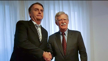 bolton y bolsonaro inician en rio de janeiro alianza de eeuu y brasil contra el regimen cubano