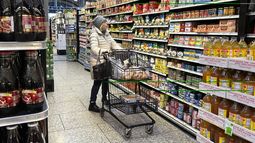 Foto tomada en un supermercado en Wheeling, Illinois, el 19 de enero de 2024. (Foto AP /Nam Y. Huh)