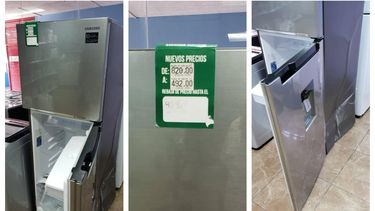 rebajan un refrigerador en muy malas condiciones en cuba a 492 cuc