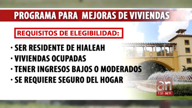 la ciudad de hialeah inicio un programa para ayudar a residentes a reparar su hogares