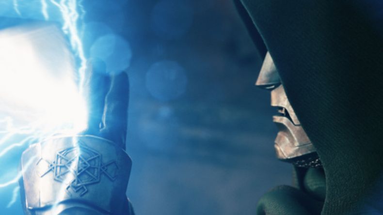 Esta imagen, difundida por Marvel, muestra al Doctor Doom en una escena de Avengers: Doomsday. (Marvel via AP)