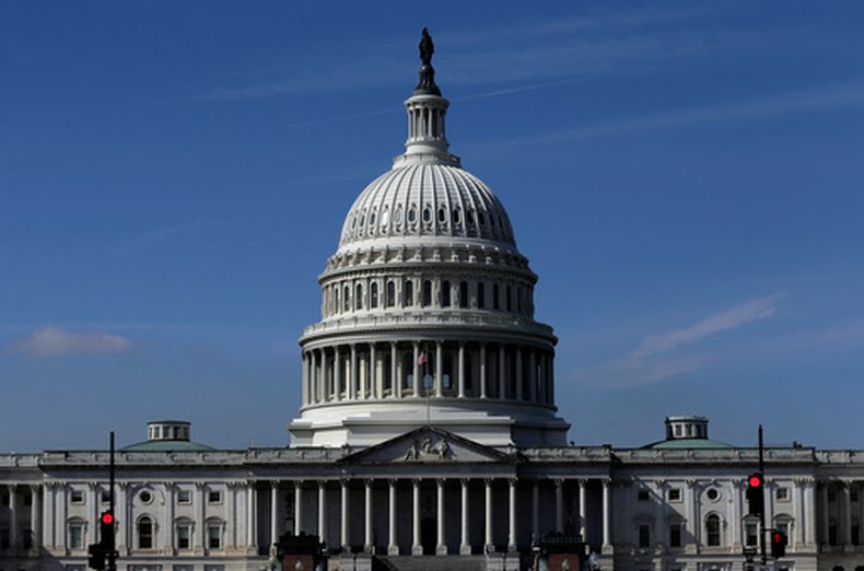 El capitolio de Estados Unidos, el viernes 27 de febrero de 2026, en Washington. (AP Foto/Rahmat Gul)