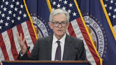 El presidente de la Reserva Federal, Jerome Powell, habla durante una conferencia de prensa después de la reunión del Comité Federal de Mercado Abierto, el miércoles 30 de julio de 2025, en Washington. (AP Foto/Manuel Balce Ceneta)