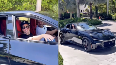la millonaria cubana de miami, camila guiribitey recibe un ferrari como regalo anticipado por el dia de las madres