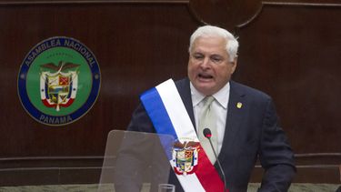 americateve | El presidente de Panam&aacute; Ricardo Martinelli dirige su &uacute;ltimo mensaje a la naci&oacute;n ante el Congreso en Ciudad de Panam&aacute;, el jueves 2 de enero de 2014. Martinelli inform&oacute; que pedir&aacute; respaldo a los gobiernos de Espa&nt