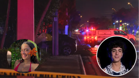 TRAGEDIA EN DORAL: DOS ESTUDIANTES MUEREN TRAS ACCIDENTE EN TESLA QUE SE INCENDIÓ