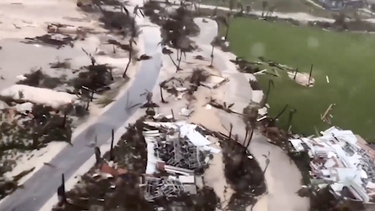 las impresionantes imagenes satelitales del antes y despues del paso de dorian por gran bahama: el mar devoro la isla