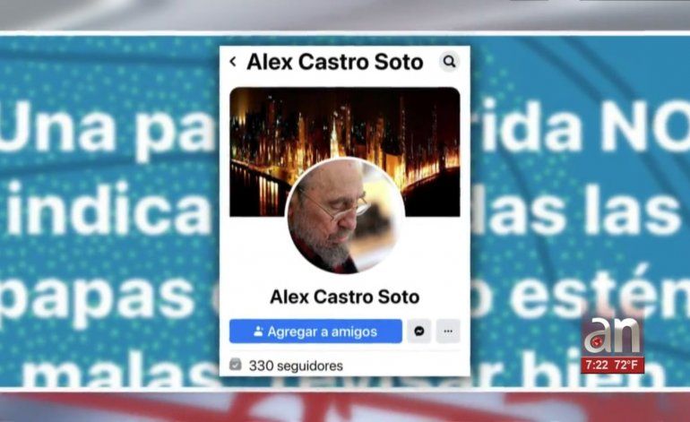 Sandro Castro’s uncle deletes from Facebook post where he called Sandro Papa Podrida