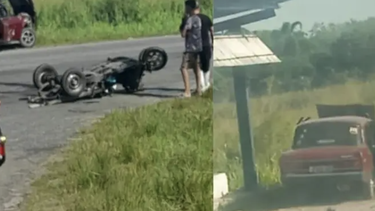 muere cubano por accidente de transito en cumanayagua tras ser impactado por un moscovich