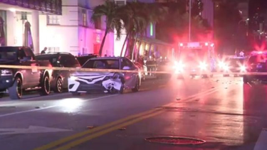 choque en collins avenue creo caos en el trafico de south beach
