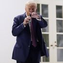 El presidente Donald Trump durante una cena en la Rosaleda de la Casa Blanca, el viernes 5 de septiembre de 2025, en Washington. (AP Foto/Alex Brandon)