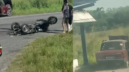 muere cubano por accidente de transito en cumanayagua tras ser impactado por un moscovich