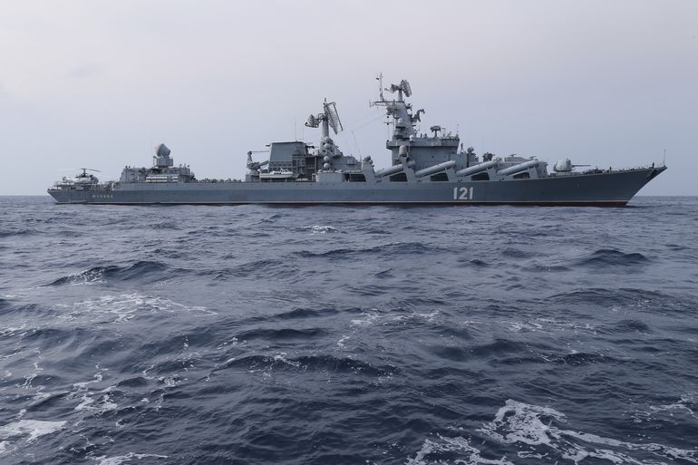 EEUU dice que dio información a Ucrania sobre buque hundido