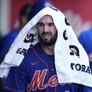 ARCHIVO - El receptor Tomás Nido de los Mets de Nueva York durante un juego de pretemporada ante los Marlins de Miami, el 13 de marzo de 2023. (AP Foto/Lynne Sladky)