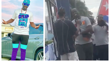 chocolate mc se une a exiliados  y participa en protesta contra regimen cubano en miami