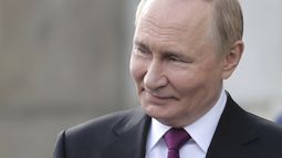 El presidente ruso Vladimir Putin en Moscú el 7 de agosto del 2025. (Mikhail Sinitsyn, Sputnik, Kremlin Pool Photo via AP)