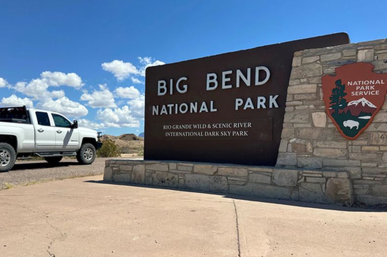 Vista del Parque Nacional Big Bend, en Texas, el 19 de septiembre de 2026. (AP Foto/Rebecca Santana)