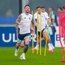 Lionel Messi, de la selección de Argentina, entrena en Morristown, Nueva Jersey, el sábado 18 de junio de 2026, para la final mundialista (AP Foto/Ashley Landis)