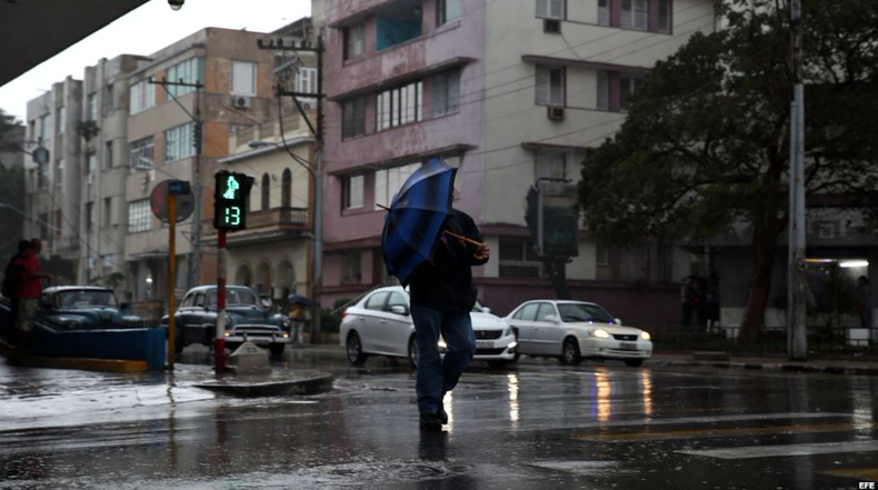 Lloviendo en la Habana