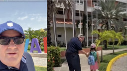 mike hammer visita varadero con su familia y denuncia nuevo montaje del regimen cubano