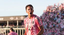 Ian Fray, defensa del Inter Miami, festeja en la final de la MLS ante los Whitecaps de Vancouver, el sábado 6 de diciembre de 2025 (AP Foto/Lynne Sladky)