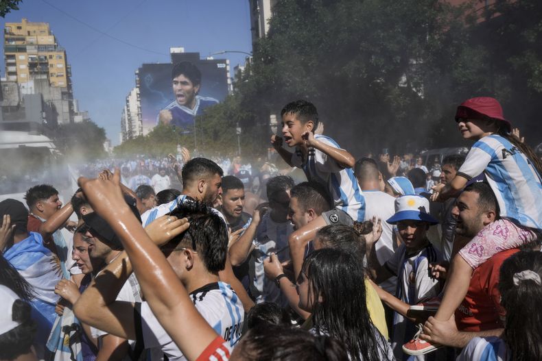 DEP-FUT MUNDIAL-ARGENTINA-REGRESO