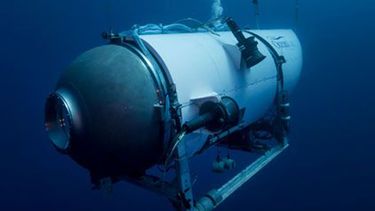 Archivo - Foto sin fecha suministrada por OceanGate Expeditions en junio de 2021 muestra al sumergible Titan de la compañía. (OceanGate Expeditions vía AP, Archivo)