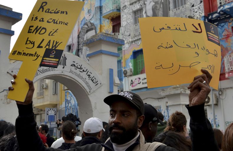 MOR-INM TÚNEZ-MIGRACIÓN-PROTESTA