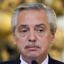 ARCHIVO - El presidente de Argentina, Alberto Fernández, asiste a una conferencia de prensa en la casa de gobierno en Buenos Aires, Argentina, el 13 de junio de 2023. (AP Foto/Natacha Pisarenko, Archivo)