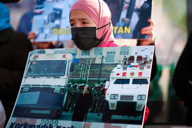 Los uigures en Turquía alzan la voz contra China ante el silencio de la comunidad internacional EFE/EPA/TOLGA BOZOGLU