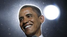 ARCHIVO - El candidato demócrata a la presidencia, el senador Barack Obama, pronuncia un discurso en la Convención Nacional Demócrata en Denver, el 28 de agosto de 2008. (AP Foto/Alex Brandon, Archivo)