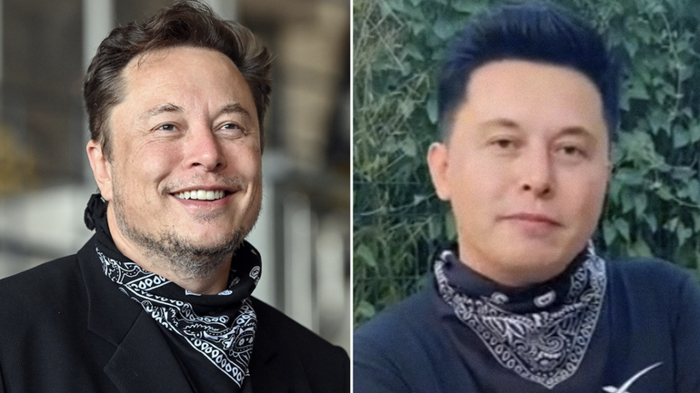 Se viralizan las imágenes del Elon Musk chino, un hombre con asombroso parecido al empresario (VIDEOS)