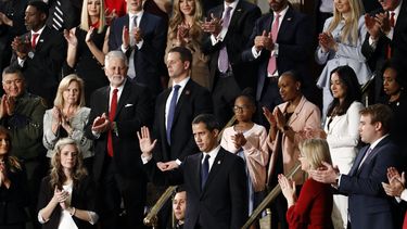 Guaidó asiste a discurso de Estado de la Unión de Trump