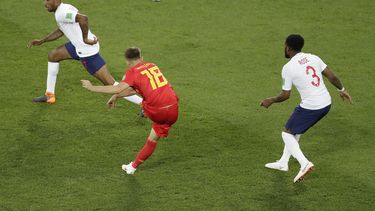 belgica vence 1-0 a inglaterra, tendra el cuadro mas dificil