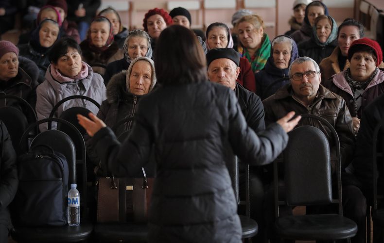 EUR-GEN MOLDAVIA-PROTESTA