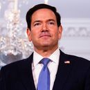 El secretario de Estado, Marco Rubio, llega con la ministra de Asuntos Exteriores austriaca Beate Meinl-Reisinger --quien no aparece en la foto-- a la Sala del Tratado del Departamento de Estado, el 11 de agosto de 2026, en Washington. (AP Foto/Tierney L. Cross)